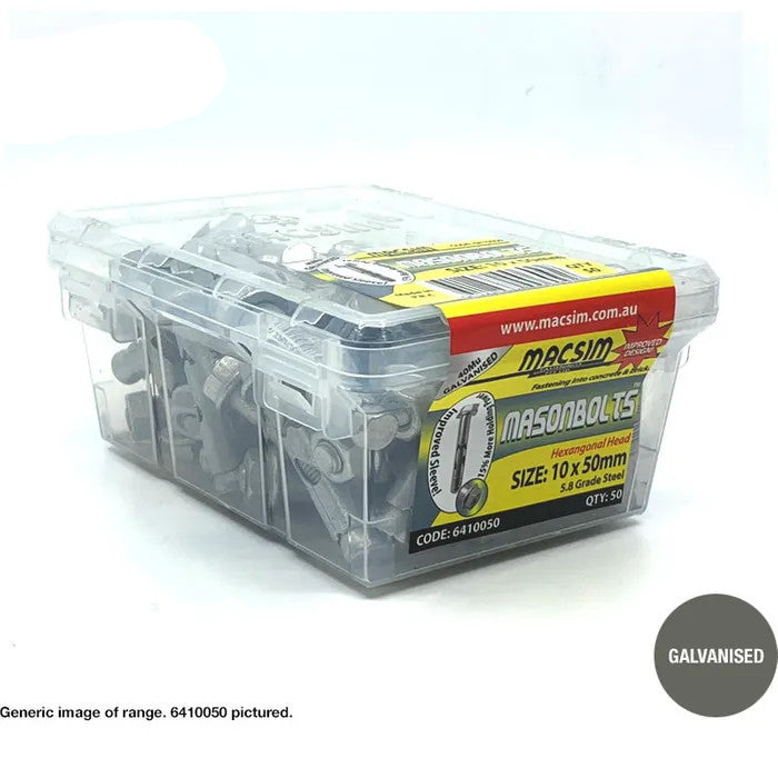 Galvanised Mason Bolt